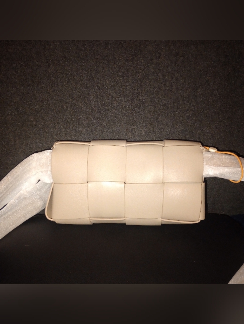 NWT Quince Italian Leather Handwoven Box Belt Bag - Picture 13 of 13